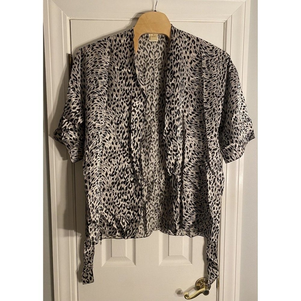 Vintage Victoria’s Secrets Womens Leopard Robe- One Size- White Tag With Crown